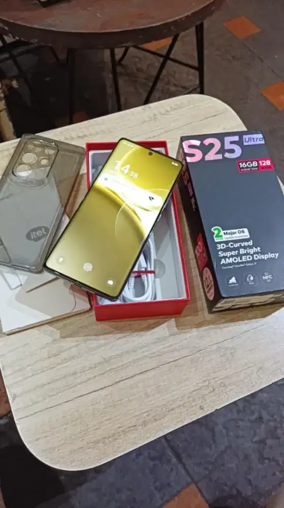Hp itel s25 ultra 8+8/128 Fullset ori