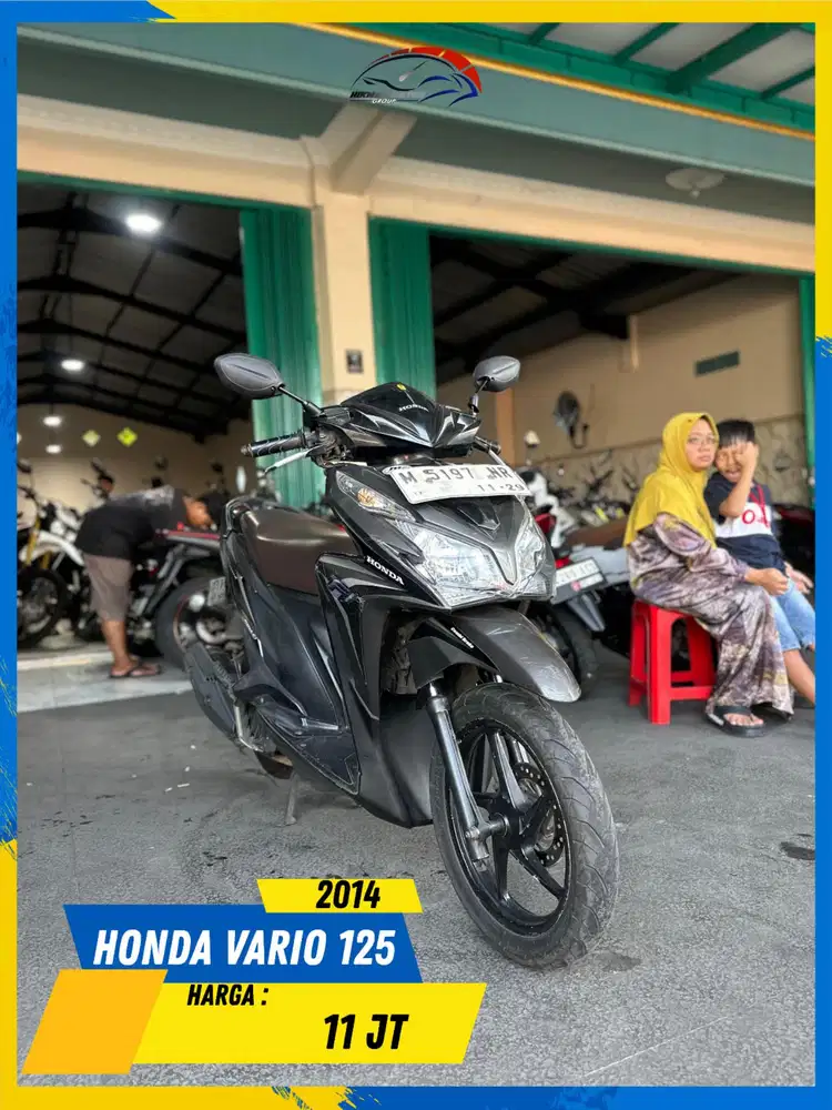 HONDA VARIO 125 2014 PLAT M MURAH POLL BOLOH HIKMAH MOTOR KEPUH MALANG