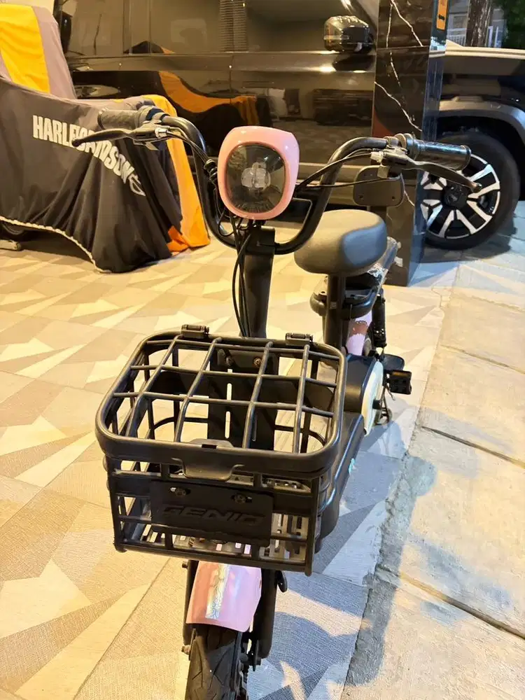 Sepeda listrik genio e bike lancar jaya