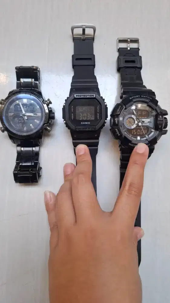 JAM TANGAN MERK D-ZINER, CASIO G-SHOCK & SKMEI