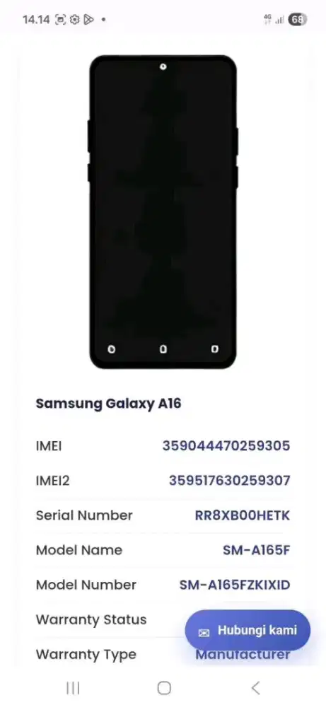 Samsung A16 4G..
