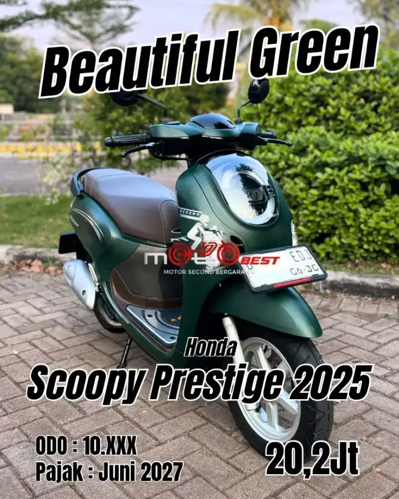Cash Only Honda Scoopy 110cc Prestige Keyless 2025