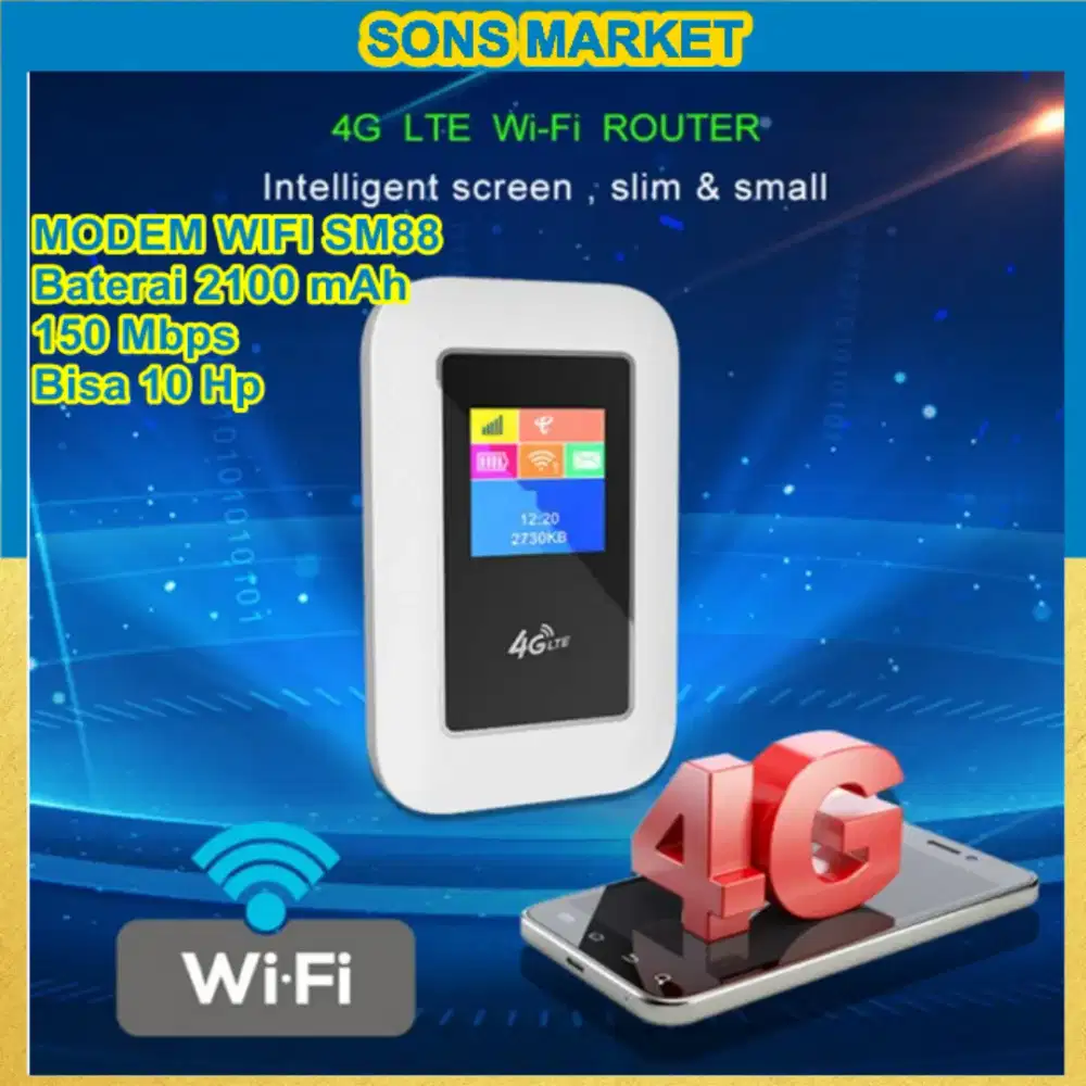 DI JUAL CEPAT MODEM WIFI SMARTCOM SM88 BARU No DUS