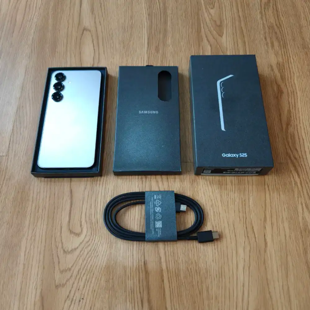 Samsung S25 12/256Gb Fullset Mulus Resmi SEIN