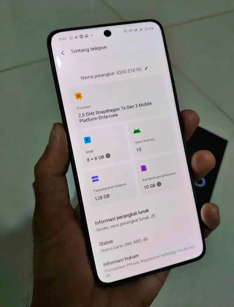 Iqoo z10 5G 8/128