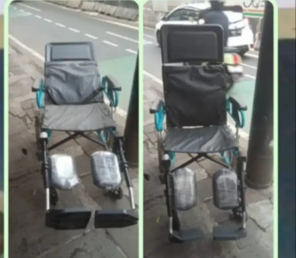 Kursi roda bekas bisa tidur kaki bisa slonjor siap pakai