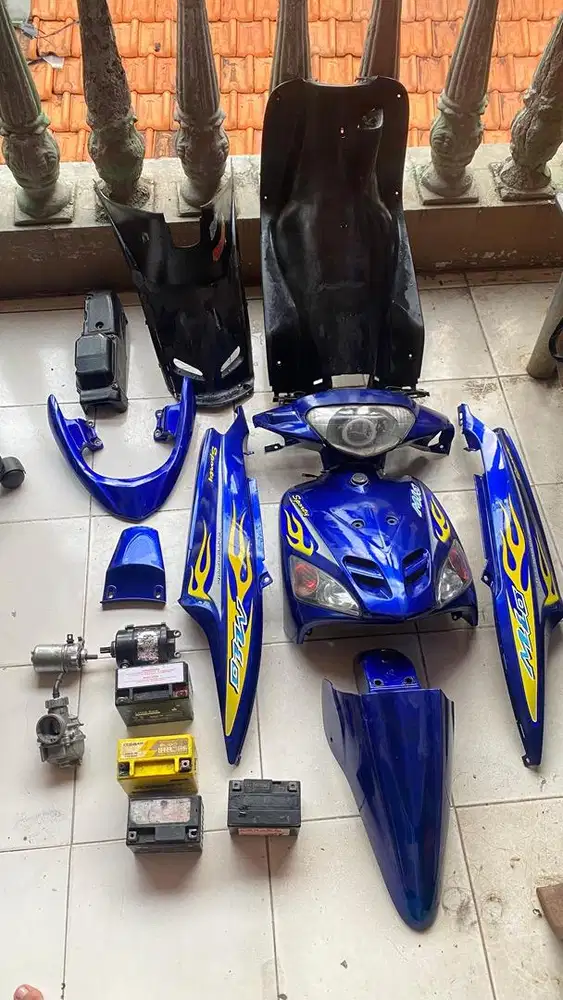 BODY MOTOR MIO SPORTY ORI 5TL BIRU
