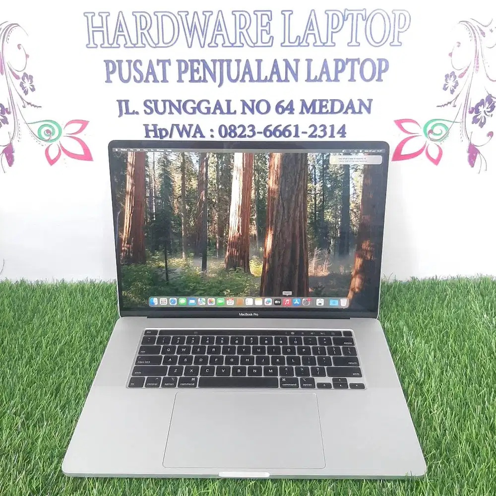 MACBOOK PRO A2141 TOUCHBAR 2019 CORE I9 RAM 64GB SSD 512GB VGA AMD 4gb