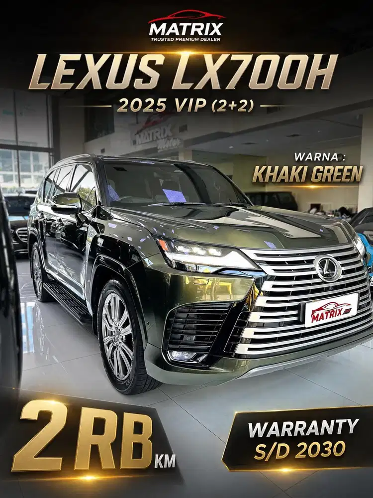 Lexus LX700h 2025 VIP ! LX700h vip 2+2 ! Lexus lx700h! KM LOW ANTIK !