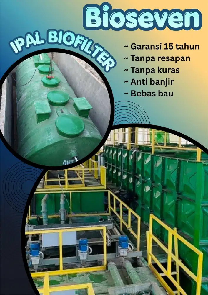 IPAL Ramah Lingkungan, Praktis, Bergaransi ISO