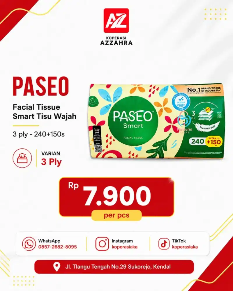 Tissue paseo 3 ply