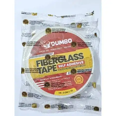 Lakban Gypsum DUMBO Fiberglass Tape Self Adhesive 3cmx30