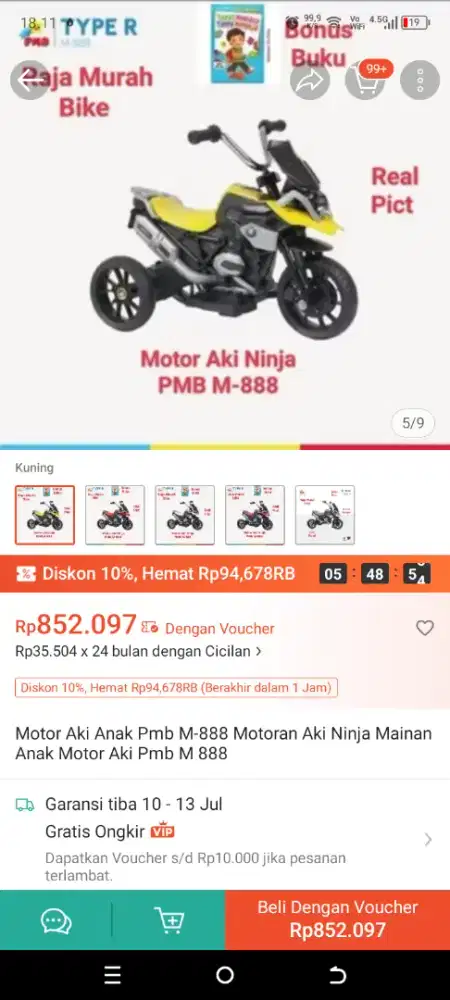 Motor aki anak ninja