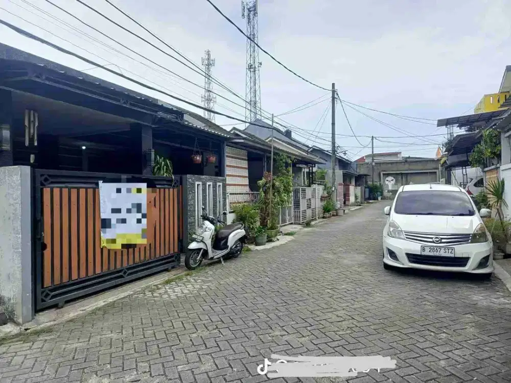Di jual rumah perumahan cluster 1 setengah lantai kokoh permanen di lokasi Ciledug Tangerang kota