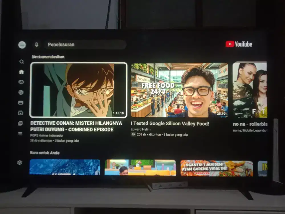 Jual cepat tv LG 65UP8000PTB 65inch second