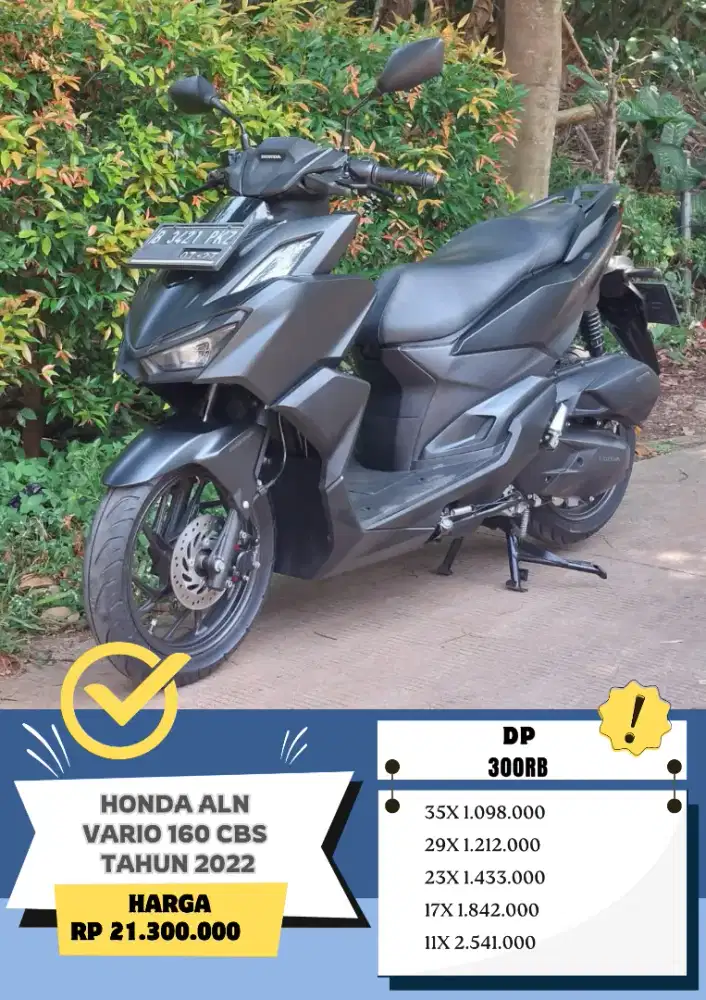 DP 300rb Honda New Vario 160 CBS Tahun 2022