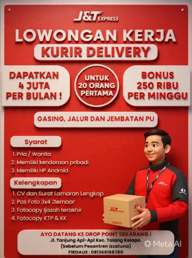 Kurir JNT KTM jalur
