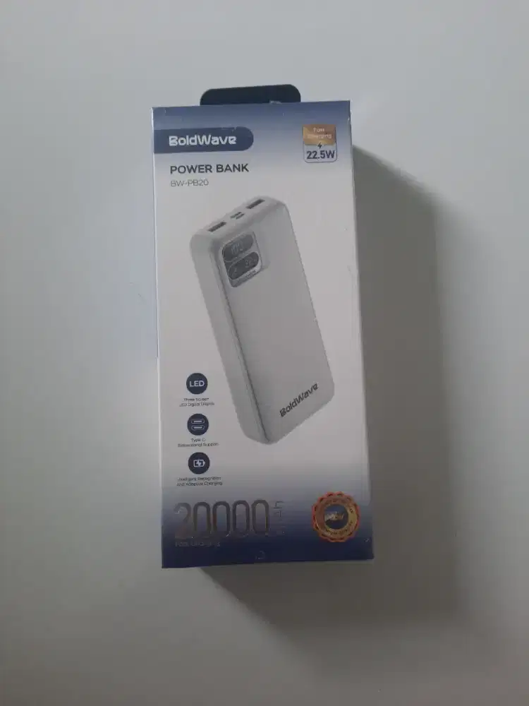 PowerBank BoldWave 20000mAh Segel Ori Baru