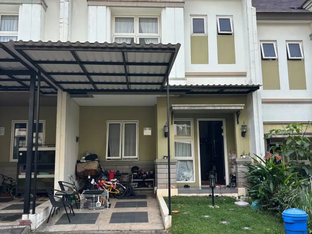 Rumah 2 Lantai di Savia, Nusa Loka , sudah renov belakang