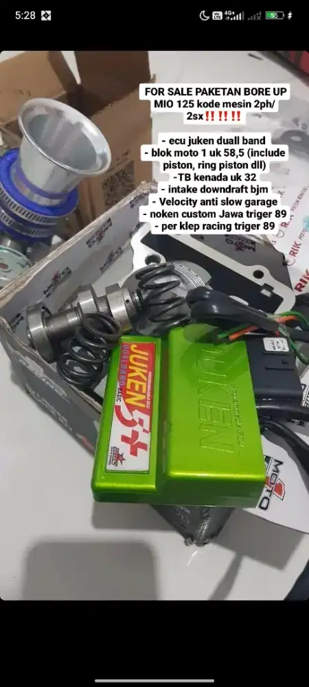 PAKETAN BORE UP MIO 125