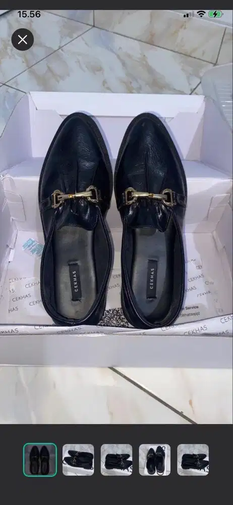 CEKHAS sepatu hitam