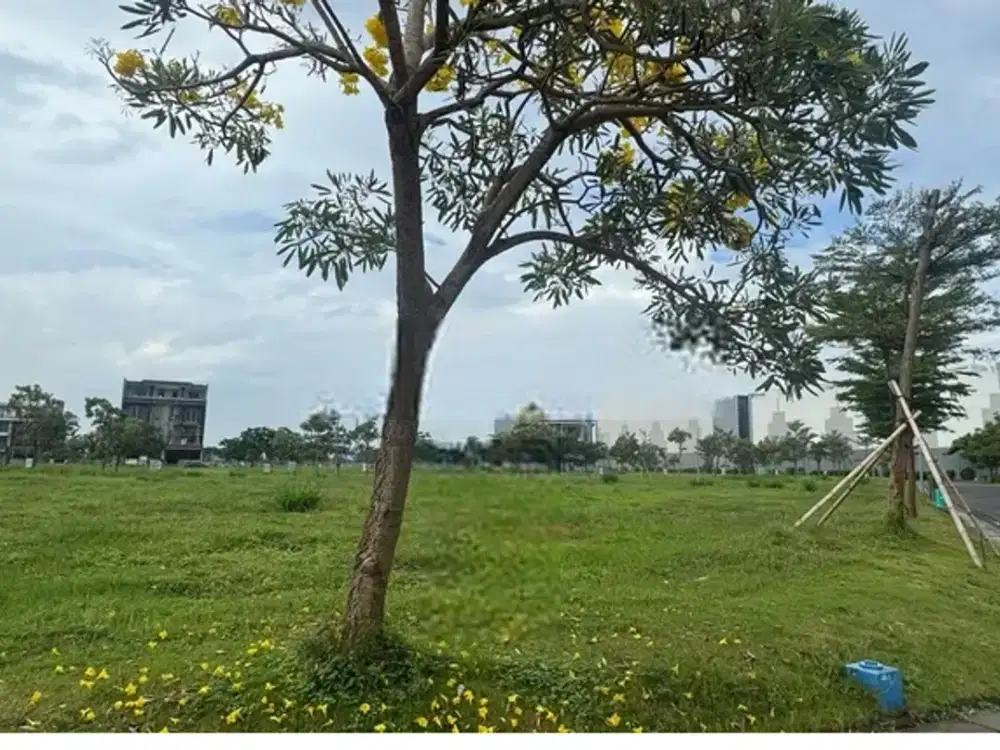 Kavling resident Manhattan Pik2 luas 608m, Hoek ngantong, murah