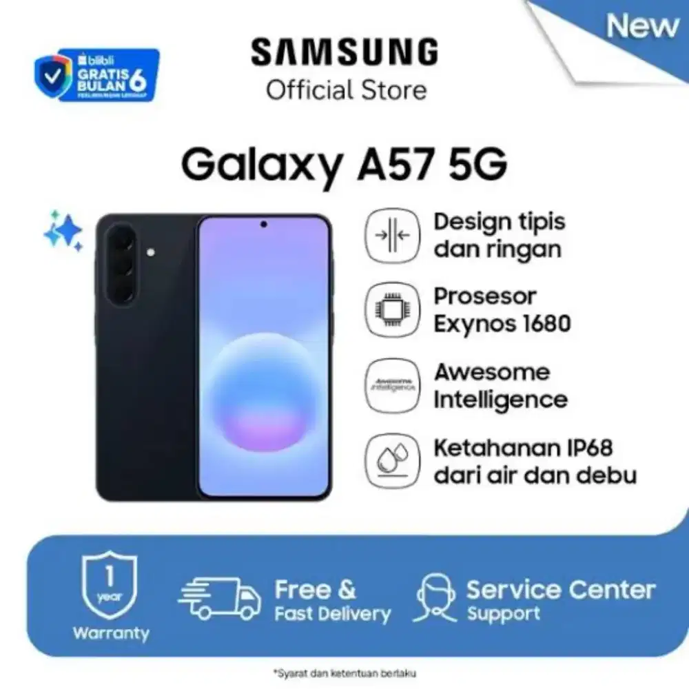 Tukar Tambah Cirendue, Samsung A57 5G Free Gift Watch Fit 3/Earbuds!