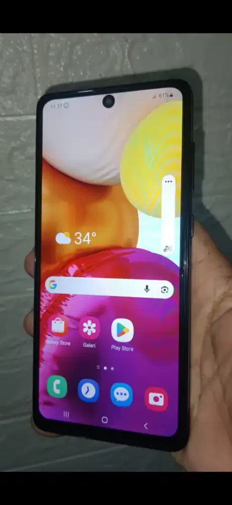 Samsung A71 ram 8/128 NFC on kondisi normal