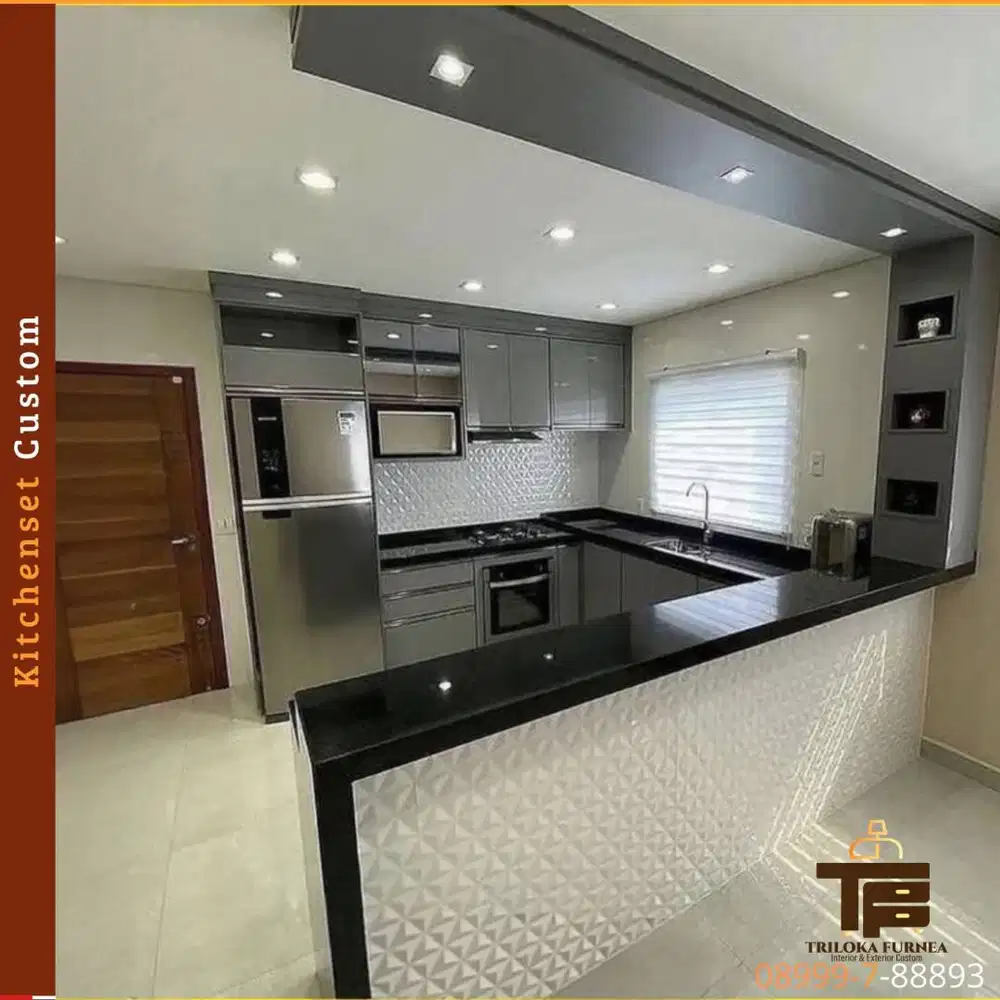 Kitchen Set Custom | Desain Elegan, Rapi & Tahan Lama