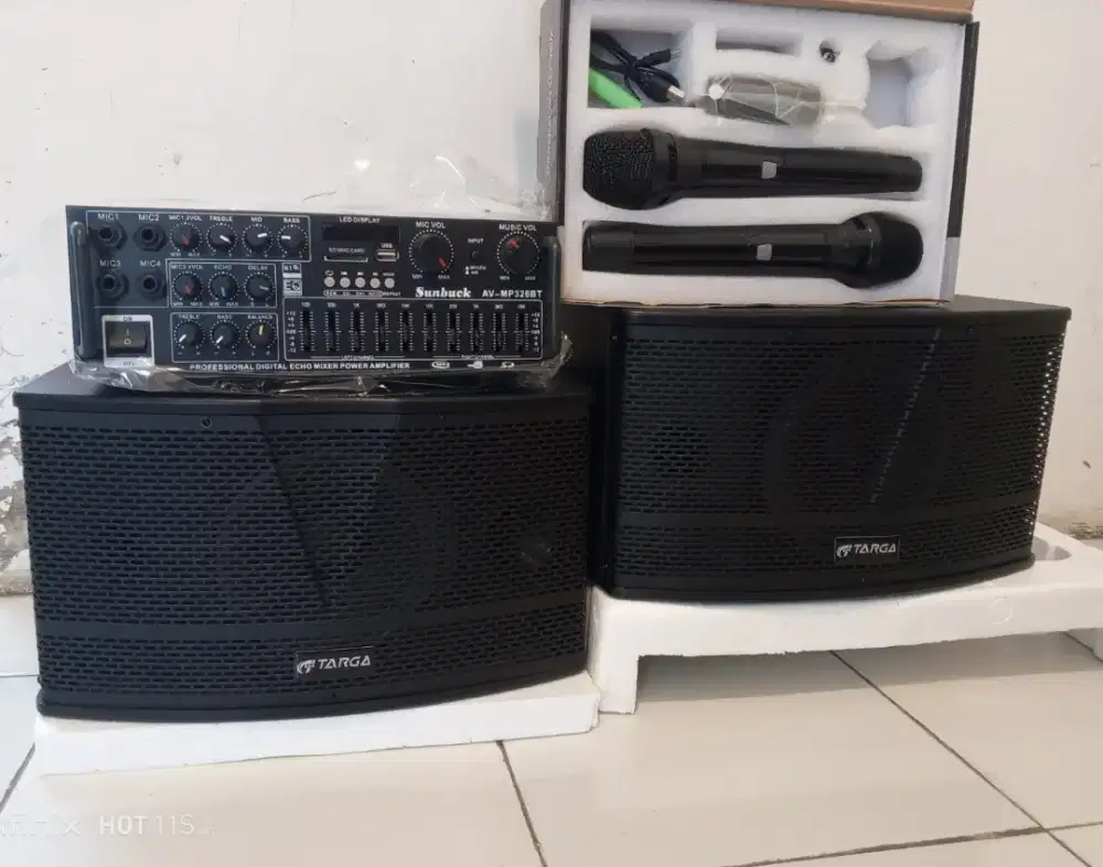 Paket lengkap Home karoke wireless