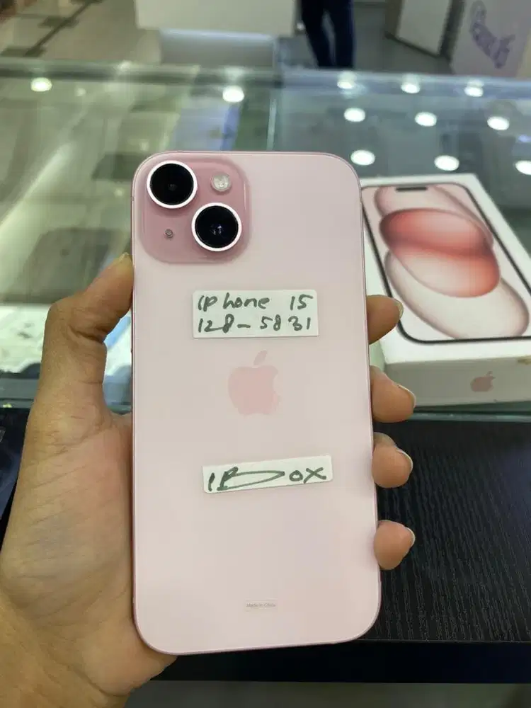 Iphone 15 128 pink fullset ibox