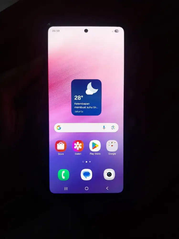Samsung a53 batangan mulus no minus