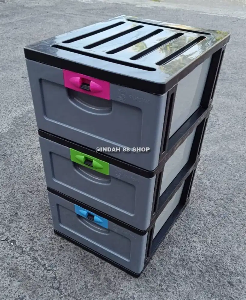 Cabinet 3 Susun Plastik / Kabinet Laci Serbaguna