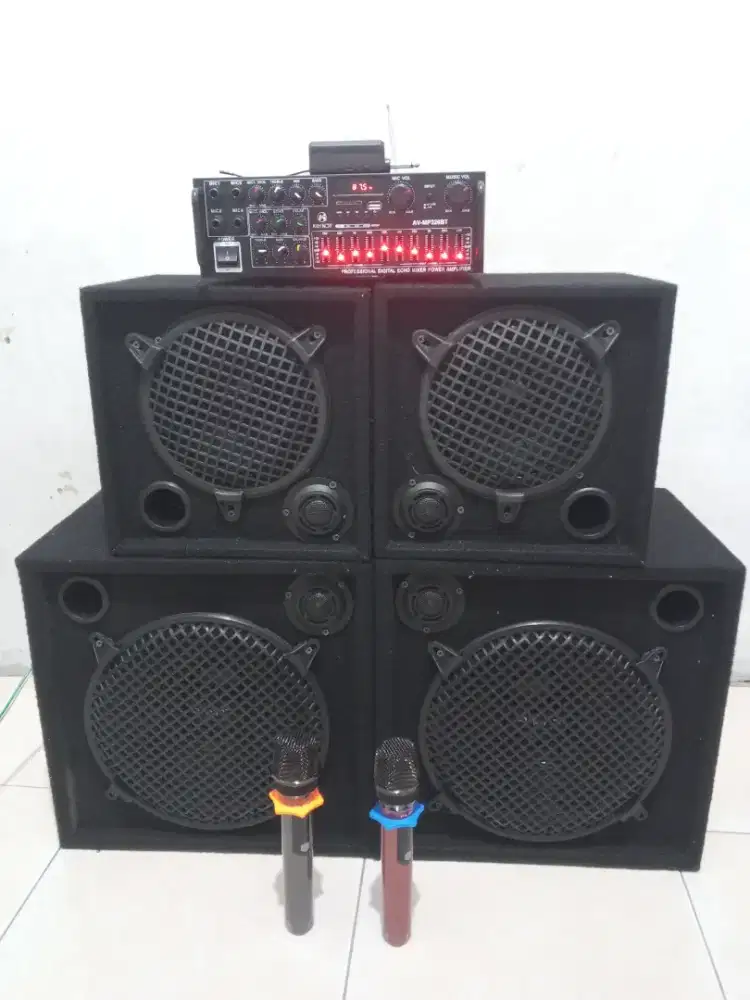 Paket sound karaoke 12 in+8 in