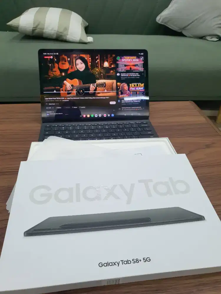 Samsung Tab S8+ 5g ram8/ 255gb fullaheet original sein mulus peefect