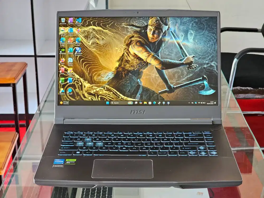 MSI THIN 15 B13UCX Intel Core i5 Gen 13 Ram 16 GB SSD 512 GB Nvidia RT