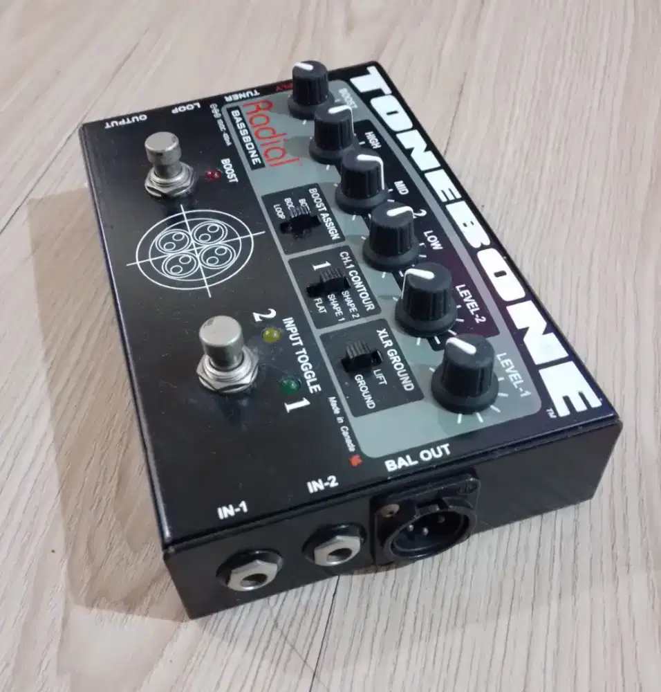 Pre amp effect Bass Guitar Radial Bassbone V1