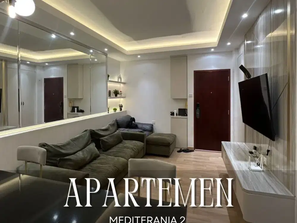 DIJUAL CEPAT APARTEMEN MEDITERANIA TOWER JASMINE FULL FURNISHED DI JAKARTA BARAT