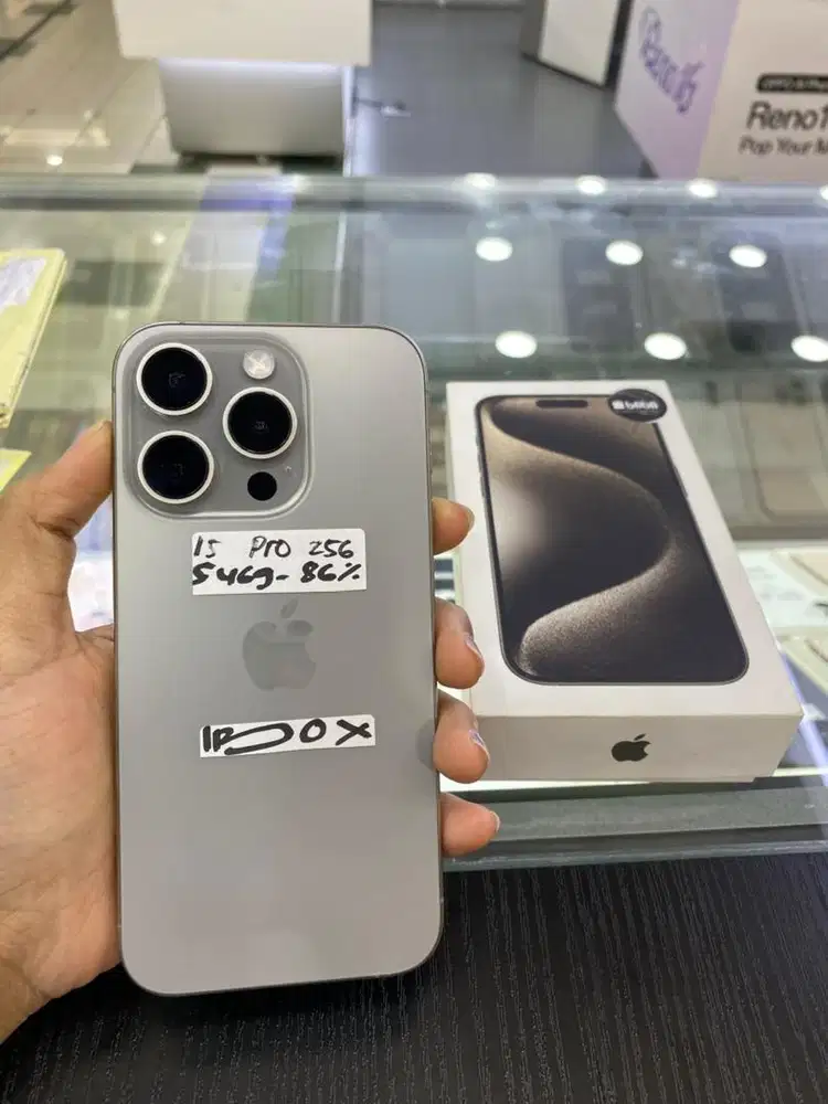 Iphone 15 pro 256 natural ibox fullset ori