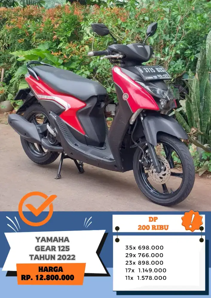 YAMAHA GEAR 125 TAHUN 2022