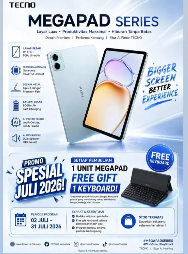 TECNO MEGAPAD SERIES