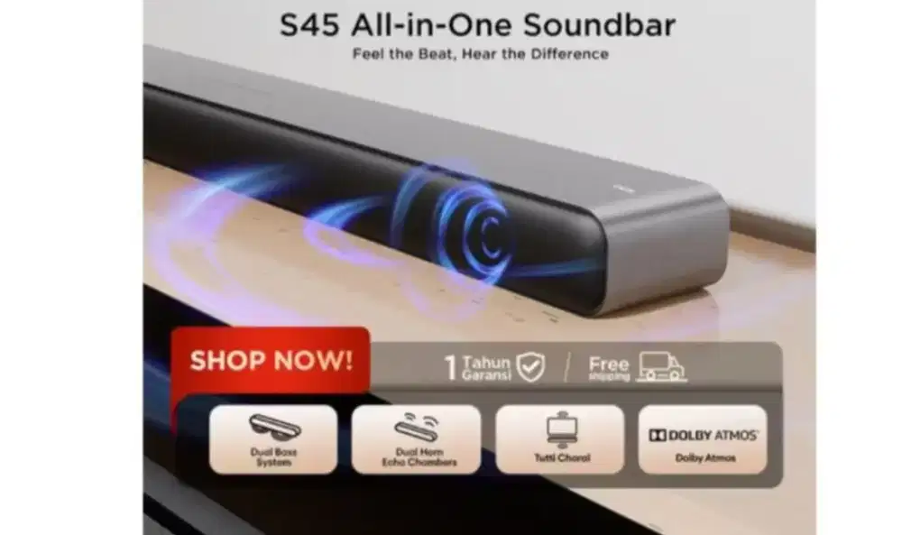 SOUNDBAR TCL SERI BARU S45H