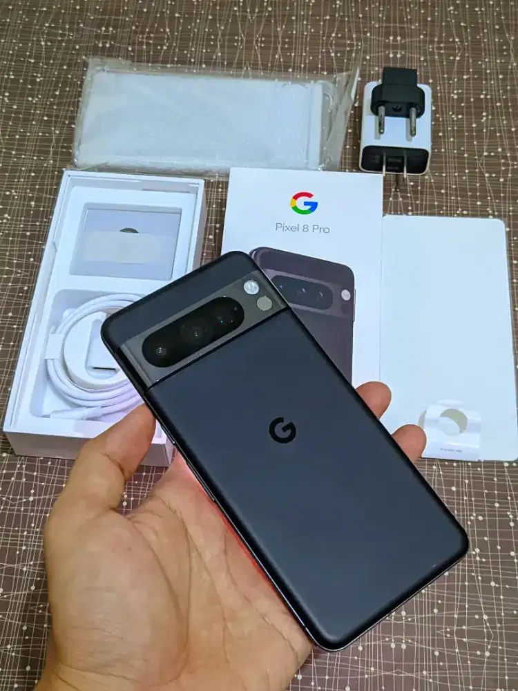 Google Pixel 8 Pro 5G 12/128 fullset bea cukai mulus