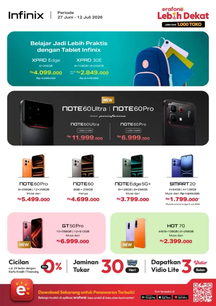HP Infinix Bisa Cicilqn
