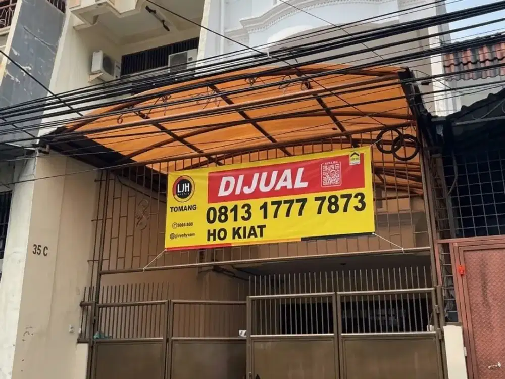 Ruko Usaha 4 Lantai di Jelambar, Jalan Utama Bisa Truk & Pickup