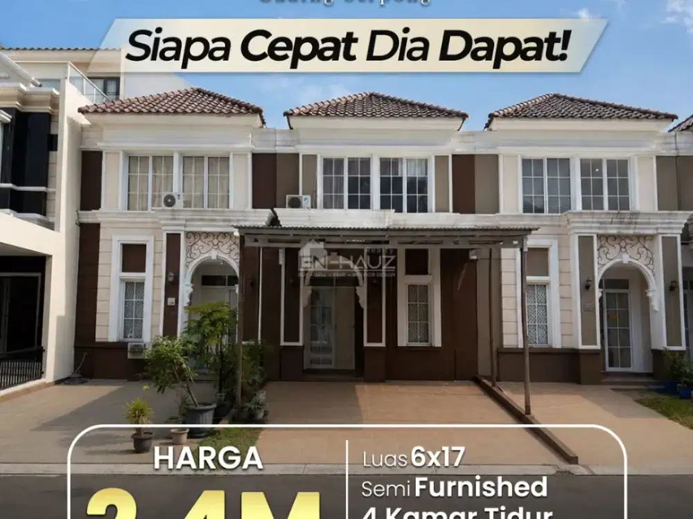 (YG) DIJUAL RUMAH MENAGGIO, GADING SERPONG