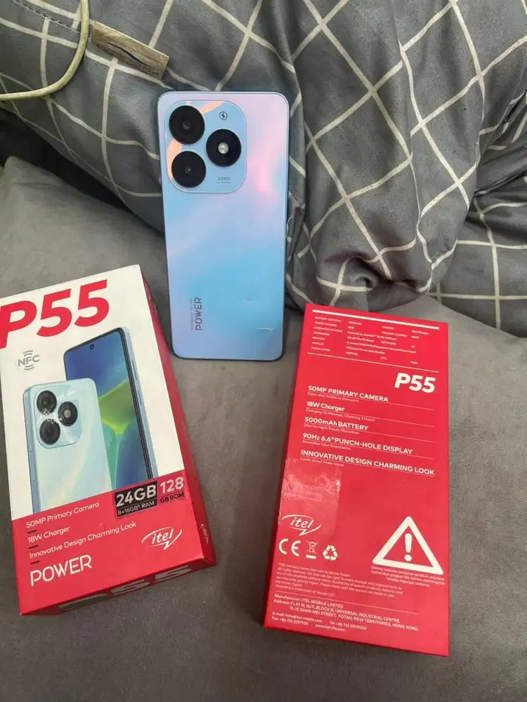 itel P55 ram 8/128GB bekas second fulset original