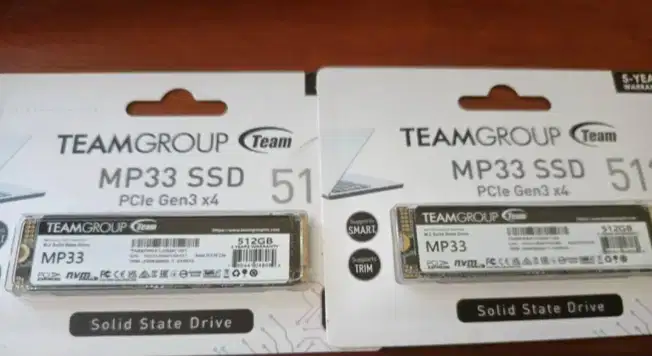 SSD Team MP33 M.2 2280 NVME 512GB - PCIe Gen3 x4 (2 Unit)