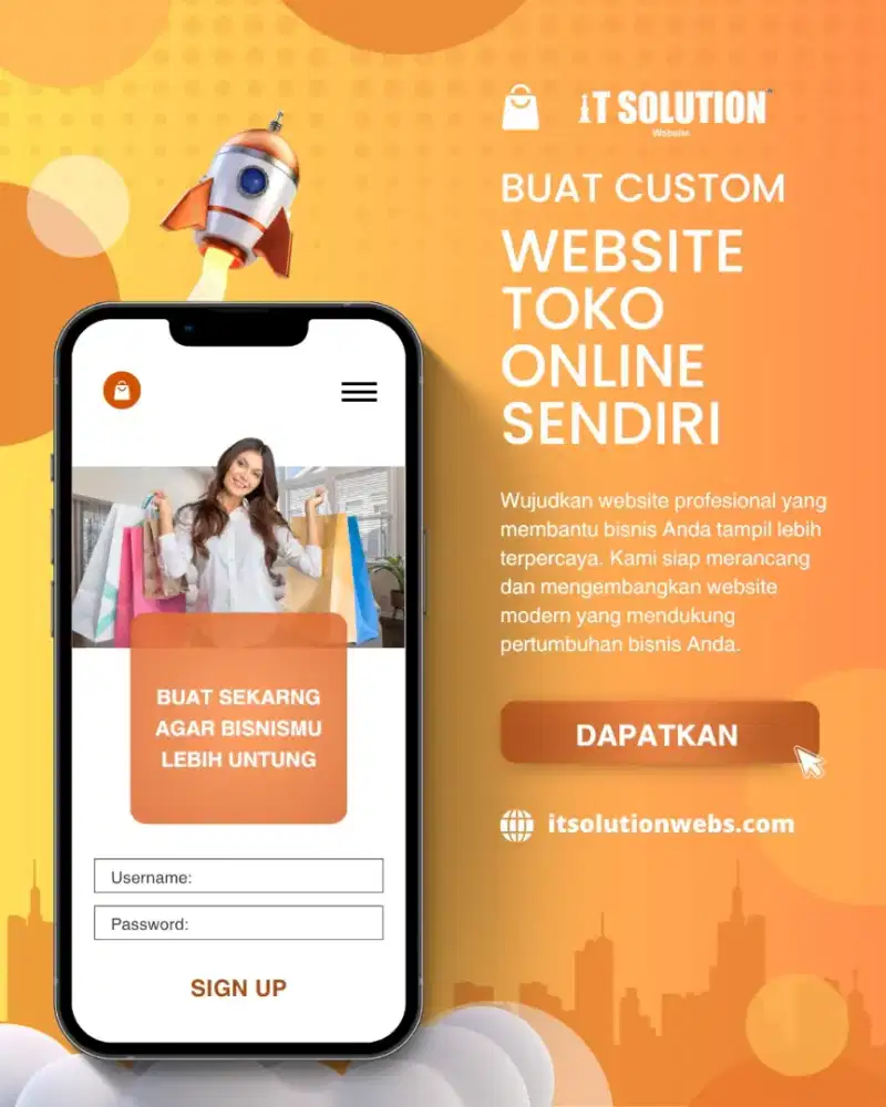 Buat Custom Website Toko Online Sendiri