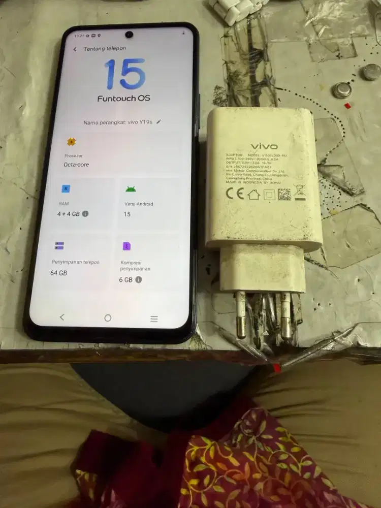 VIvo Y19S 4/64 resmi lecet2 TPI oroan semua GK mulus Bs TT (Net)
